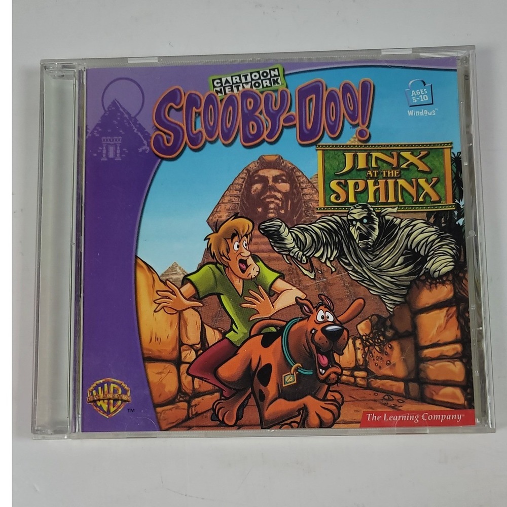 Scooby-Doo Jinx at the Sphinx PC CD-ROM Game Cartoon Network Learning Company